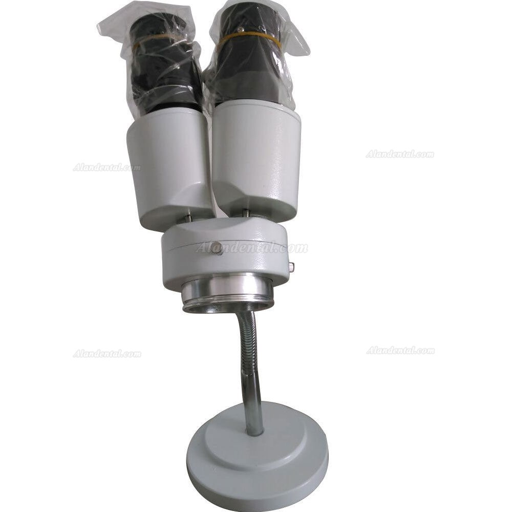Specifications 1. Comprehensive magnification : 8X 2. Ocular : 10X 3. Objective magnification : 0.8X In instrument 4. Working distance : 88mm field Φ22mm 5. Binocular any tilt , lens barrel 360degree revolve. 6. Can mount LED ring tube on 7. Used for : Dental , false tooth factory , Laboratory , etc 8. SKU: MKE-M-JGXWJ   Content: 1 Set stereoscope 1 Pair ocular cover